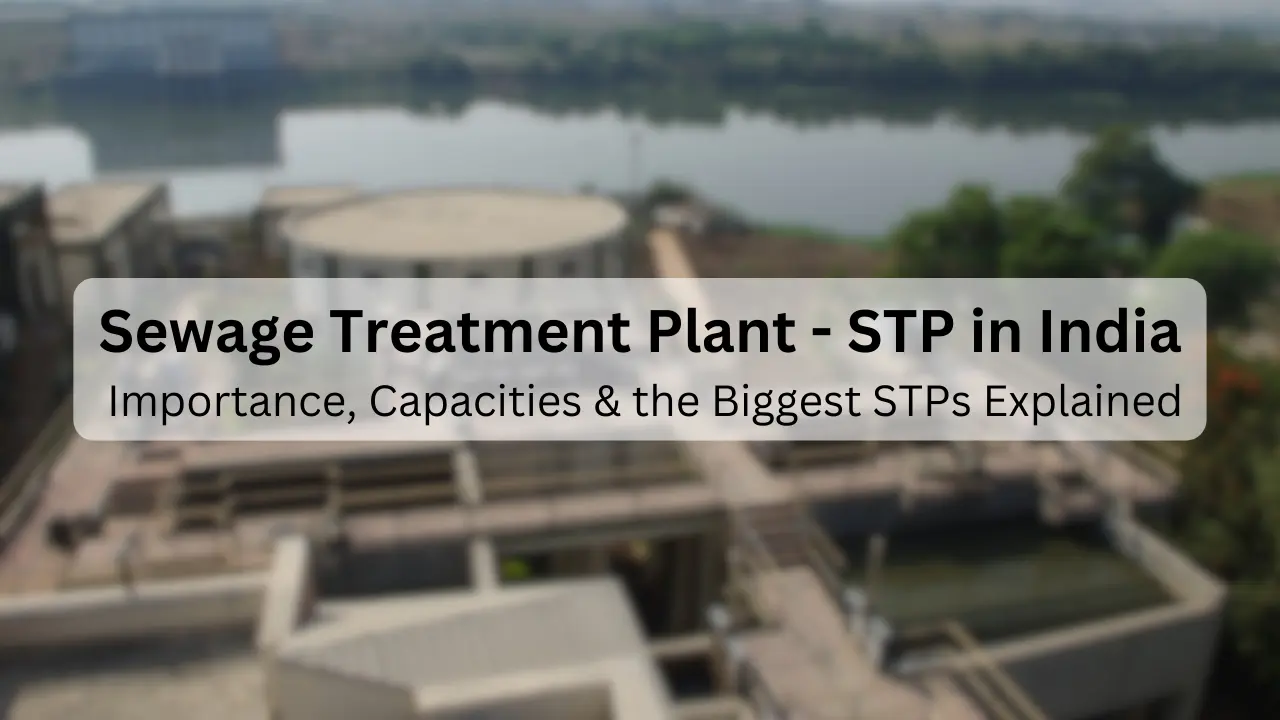 Sewage Treatment Plant – STP in India: Importance, Capacities & the Biggest STPs Explained